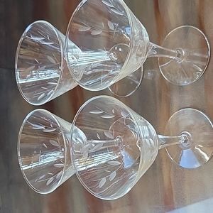 Set of 4 vintage Libbey Liquor cocktail Glasses